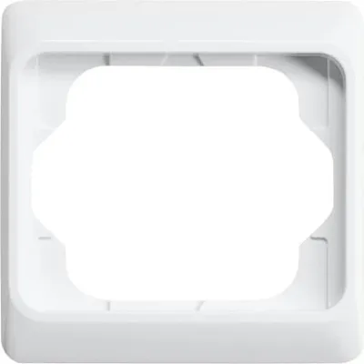 Produktbild von BJ alpha exclusive Rahmen 1721KA-24G 1fach alabaster/ studioweiss hochglan