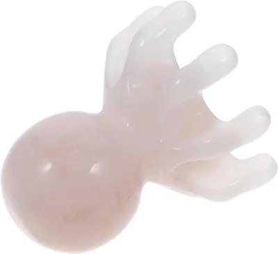 Imagen del producto de Raspador para el cuero cabelludo hecho de resina, peine de masaje con forma de pulpo, portátil, para masajes en el cuero cabelludo