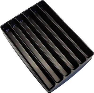 Produktbild von Einleger / Einteiler schwarz 6-fach