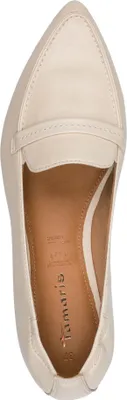 Produktbild von Tamaris Damen Leder Slipper flach weiches Fußbett 1-24237-46, Größe:41 EU, Farbe:Beige