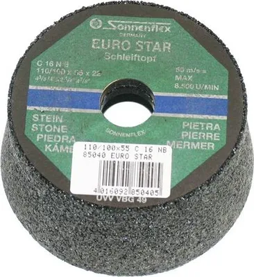 Produktbild von Schleiftopf für Stein K 16 110/100x55x22,2 mm