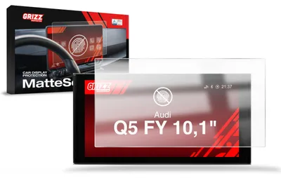 Produktbild von Matte Autodisplayfolie für Audi Q5 FY 10,1" (2020-...), Grizz Protector