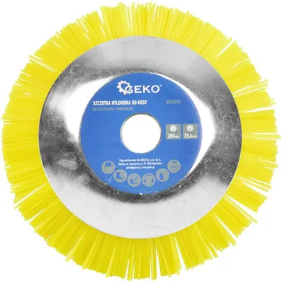 Obrázok produktu pre Nylonová kefa - kotúč pre krovinorez 200 x 25,4mm