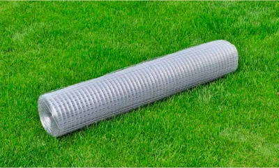 Produktbild von "im Angebot" Drahtzaun für Hühner Verzinkter Stahl 10x1 m Silbern - Metallzäune CC454