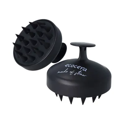 Produktbild von Ecocera Schwarze Kopfhaut-Massagebürste, 1 Stück