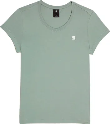 Produktbild von G-star Eyben Slim 2.0 Kurzarm-t-shirt Mit V-ausschnitt Grün S Frau Grün S