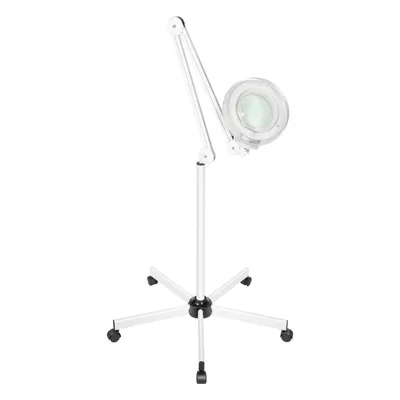 Produktbild von Lupenleuchte LED Lupenlampe mit Fuß  Kosmetikleuchte Kosmetiklampe Höhenverstellbar  für  Schöne Medizinisch, Maniküre mit Halterung für Boden