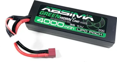 Produktbild von Absima Modellbau-Akkupack LiPo 11.1 V 4000 mAh 40 C Hardcase T-Stecker (4140017)