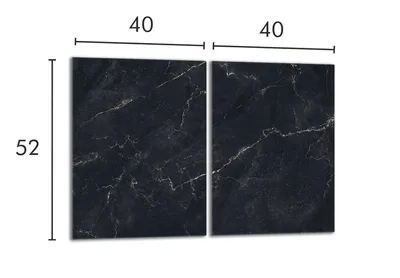 Obrázok produktu pre Ochranný kryt sklenenej varnej dosky 2x40x52 Mramor