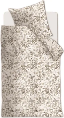 Produktbild von Rivièra Maison Bettwäsche Blushing Blooms_Sand_DE_UV_155x220 155 x 220 cm + 1x 80 x 80 cm 1 Bettbezug, 1 Kissenbezug