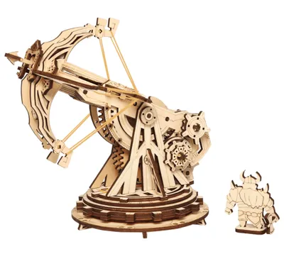 Zdjęcie produktu dla Puzzle 3D Epic War, Balista grea de asediu, ROKR, Lemn, 142 Piese, KW401
