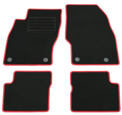 Produktbild von Fußmatten-Set für Opel Corsa D, 10/2006-12/2014, 4-teilig, Schwarz