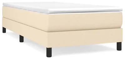 Produktbild von vidaXL Boxspringbettgestell Creme 80x200 cm Stoff