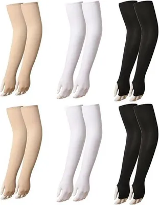 Produktbild von Famanu Armkühlende Ärmel UV-Schutz 12 Stück Unisex - Atmungsaktive Sportärmel