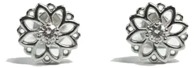 Produktbild von Bibei Eisblumen-Ohrringe für Damen, 925er Sterlingsilber mit Zirkonia BIPE063