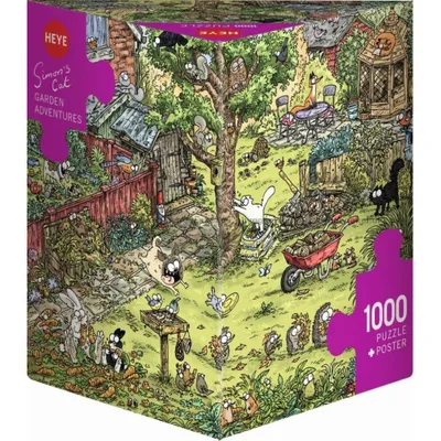 A 3D view of a Heye Puzzle box showing the puzzle artwork and branding.
