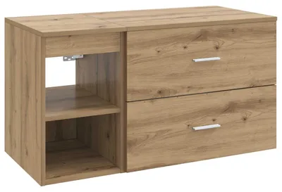 Zdjęcie produktu dla Zestaw mebli łazienkowych 2 szt. Dąb artisan