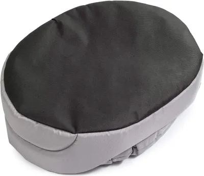 Obrázek produktu pro Pelíšek pro psy | Oválný polštář pro psy nebo kočky | Lehátko s polštářem odolné proti poškrábání | Košík pro psy | Omyvatelný polyester Grey S