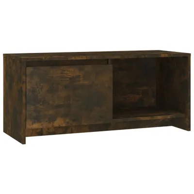 Obrázok produktu pre vidaXL TV skrinka údený dub 90x35x40 cm odvodený výrobok z dreva
