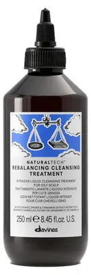 Productafbeelding van Davines Natural Tech Rebalancing Cleansing Treatment: haarbehandeling voor snel vetwordend haar, 250 ml