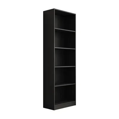 Produktbild von Standregal R60 Schwarz, modernes Design, freistehend, 182 cm hoch, 60 cm breit, 30 cm tief