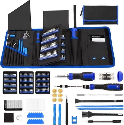 Productafbeelding van Schroevendraaierset 200-in-1 – Magnetische gereedschapset voor elektronica