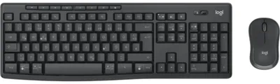 Produktbild von Logitech MK370 Combo for Business, Kabellos, Bluetooth, Membran Key Switch, QWERTZ, Graphit, Maus enthalten