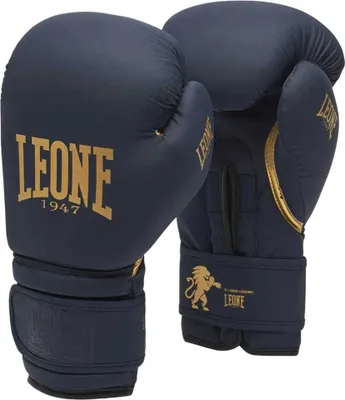 Produktbild von Leone1947 Black&gold Kunstleder-boxhandschuhe Blau 10 oz Blau 10 oz