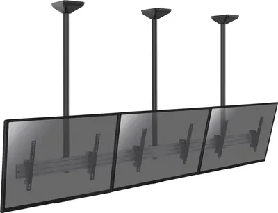 Image de Support plafond menu board 3 écrans 45''-50'' - Hauteur 150cm