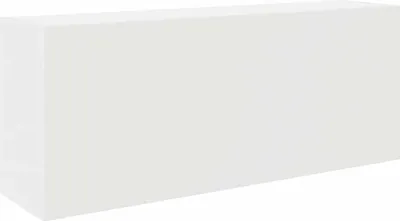 Image de Armoire murale de bain blanc 100x25x40 cm bois d'ingénierie