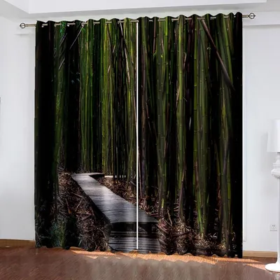 Imagen del producto de Cortinas opacas con ojales, juego de 2