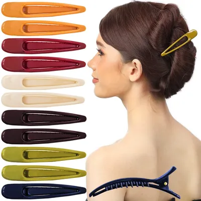 Immagine prodotto di Set di 12 fermagli per capelli a forma di coccodrillo