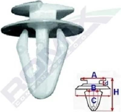 Produktbild von 10x ROMIX B22061 Clip Zier- / Schutzleiste