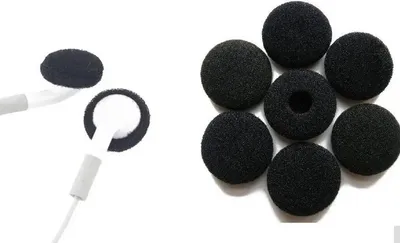 Productafbeelding van CHPN – Oorkussentjes – Oordopbeschermers – Hoofdtelefoonhoezen – Zwart – 10 stuks – Oorkussentjes voor oordopjes – zachte kussentjes