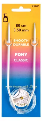 Produktbild von Pony Teflon Rundstricknadeln 3,5 mm x 80 cm