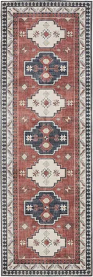 Zdjęcie produktu dla Interiyou Dywan do prania Gent wielokolorowy/niebieski 80x240 cm