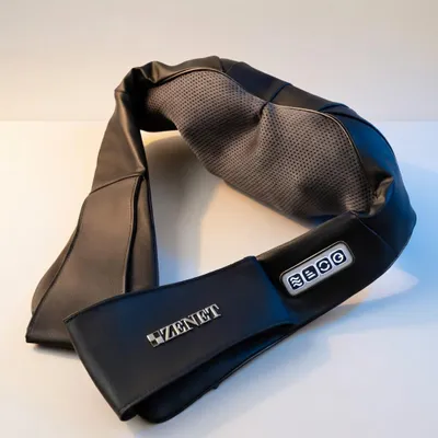 Immagine prodotto di ZENET ZET-758, massaggiatore shiatsu per il collo, 30 W | 8 rulli, funzione riscaldante, spegnimento automatico | Massaggiatore per collo, schiena e spalle