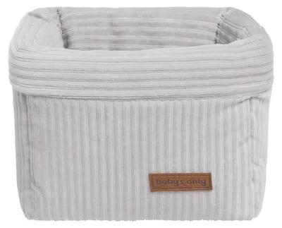 Produktbild von Baby's Only Korb Sense - Kieselgrau - 18x18x14 cm