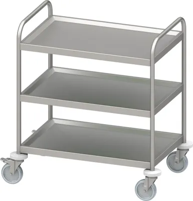 Produktbild von Servierwagen "PRO" mit drei Böden 1200x600x950 mm, verschweißt