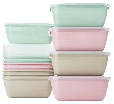 Vorratsdosen 500 ml, 12er Set, BPA-frei, mikrowellengeeignet