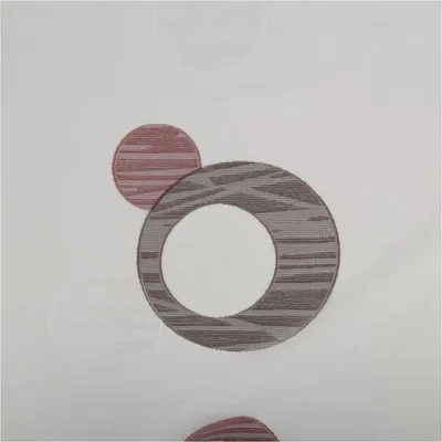 Produktbild von Schiebegardinen Meterware Leinenstruktur Scherli ecru grau rot 60cm bordeauxrot