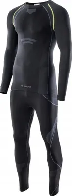 Produktbild von Brugi schwarzes Herren Thermounterwäsche-Set rS/M
