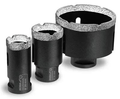 Produktbild von Set Vacuum-Gelöteter Diamant-Spitzen 28, 35, 68 Mm, 3 Stück – Ded1592Sz05