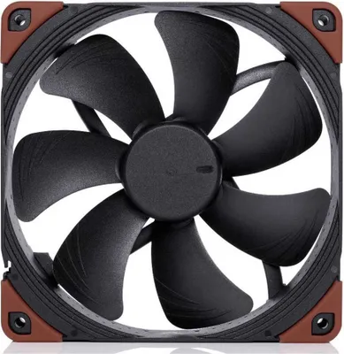 Zdjęcie produktu dla Noctua NF-A14, Wentylator, 14 cm, 800 RPM, 3000 RPM, 269,3 m³/h, Czarny, Brązowy
