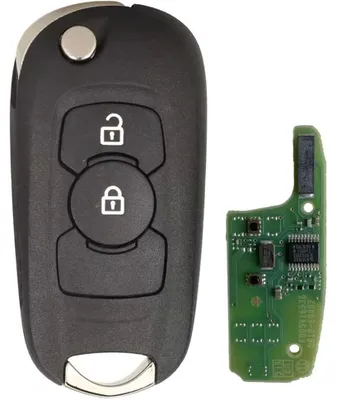 Obrázok produktu pre Kompletný automobilový kľúč s diaľkovým ovládaním Techstar kompatibilný s Opel Astra K, Vauxhall Astra K, Buick Verano, Excelle GT, 2 tlačidlá, 433 MHz, ID46, PCF7941E, čepeľ v cene