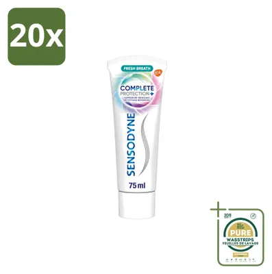 Obrázok produktu pre 20 kusov zubnej pasty Sensodyne Complete Protection + Fresh Breath, 75 ml, balenie