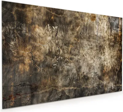 Produktbild von Küchenrückwand Spritzschutz Glas mit Motiv Abstrakte Verwitterung 40 x 40 cm