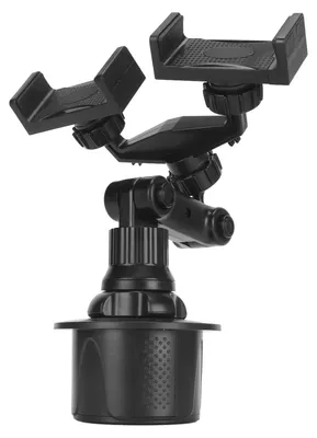 Doppelte Auto-Telefonhalterung, 360° drehbar, 3-7 Zoll