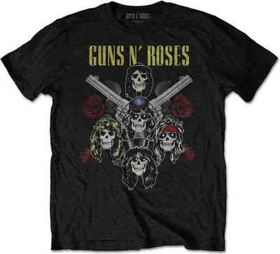 Zdjęcie produktu dla Guns N' Roses Pistols & Roses Black L Koszulka