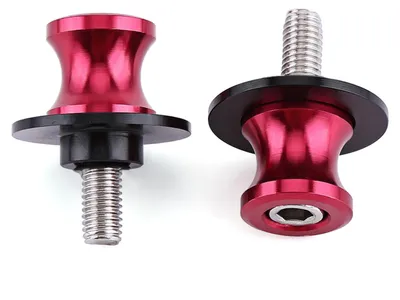 Obrázek produktu pro CNC kluzáky pro zadní stojan motocyklu (8 mm, červené)